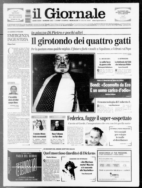 Il giornale : quotidiano del mattino